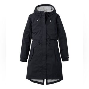L.L. Bean Wharf Street Raincoat 3X in Black